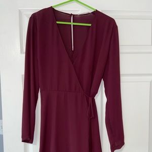 Cute burgundy dress